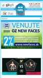 Mobile Screenshot of newfaces.sk