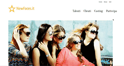 Desktop Screenshot of newfaces.it